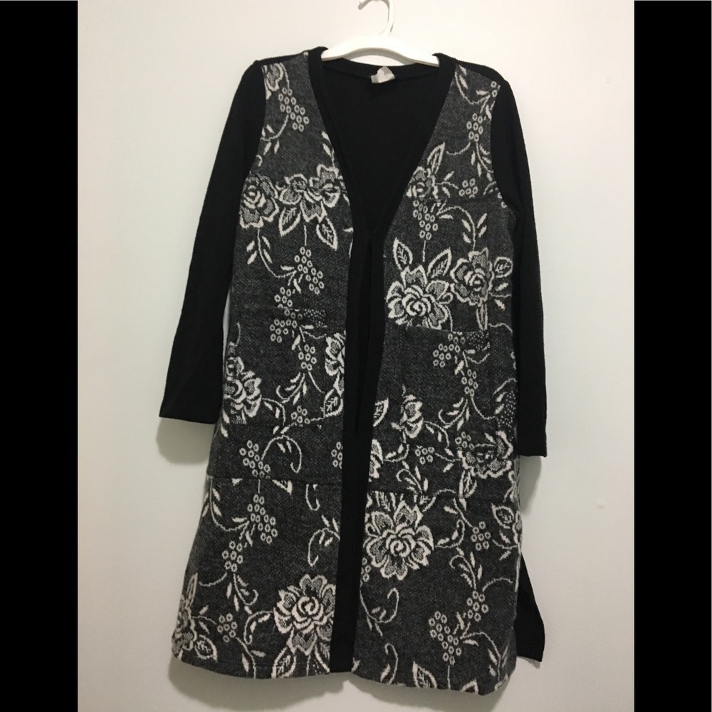 Artex V- Neck Panel Cardigan d.